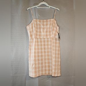 Plaid Square Neck Sundress by BP.